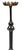 1990s Maitland Smith Baroque Style Wrought Iron & Bronze Floor Pricket Candlestick For Sale - Image 5 of 7