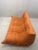 Orange Orange Togo Three-Seater Sofa from Ligne Roset, 2013 For Sale - Image 8 of 16