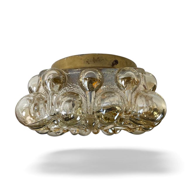 Bubbleglass Lamp by Helena Tynell for Glashutte Limburg, 1960s For Sale - Image 6 of 9