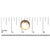 10K Yellow Gold Plated .925 Sterling Silver 1.0 Cttw Champagne Diamond Multi Row Cross Over Band Ring - Size 7 For Sale In New York - Image 6 of 6