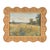 2020s Scalloped Bamboo Framed Landscape Print (Set of 2) For Sale - Image 5 of 5