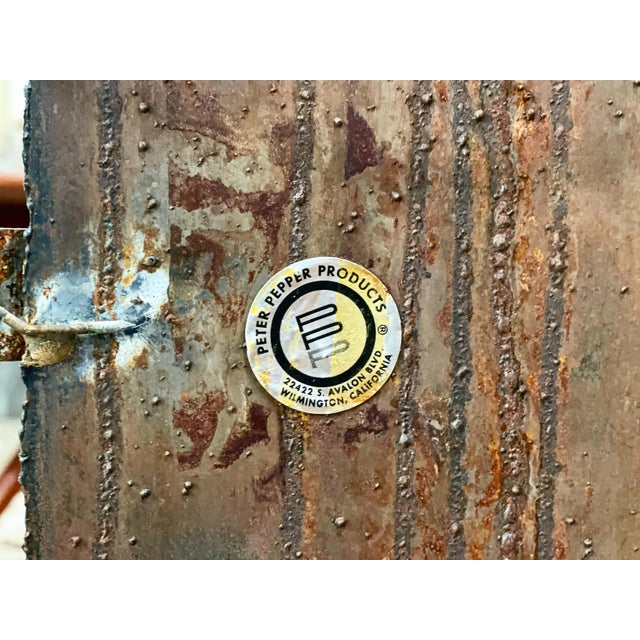 1960s Mid 20th Century Peter Pepper Products Brutalist Cityscape Steampunk Metal Sculpture After C Jere For Sale - Image 5 of 6