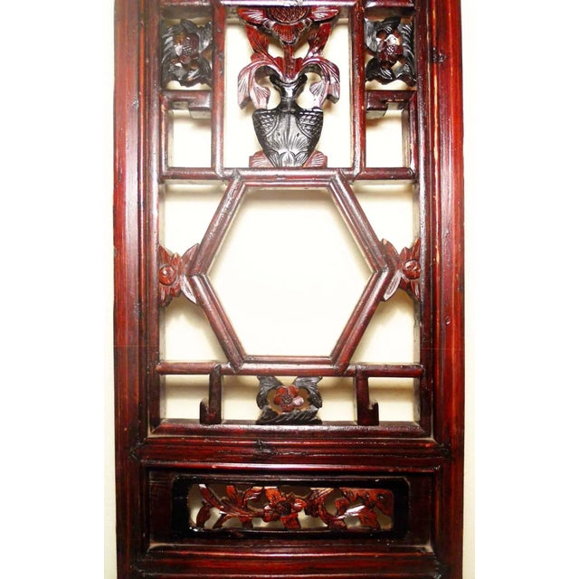 Antique Chinese Screen Panels, Circa 1800-1849 - A Pair For Sale - Image 4 of 11