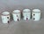 Gio Ponti for Richard Ginori Porcelain Espresso Demitasse Cups Set of 4 For Sale - Image 9 of 18