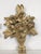 Carved and Gilded Wooden Ornaments with Floral Bouquets, Set of 2 For Sale - Image 3 of 11