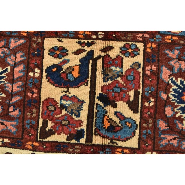 1970s Bakhtiari Rug 5’6” X 9’11” Multicolor Wool Semi-Antique Hand-Knotted Carpet For Sale - Image 5 of 15
