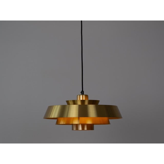 1960s Vintage Danish Nova Pendant Lamp by Jo Hammerborg for Fog & Mørup, 1963 For Sale - Image 5 of 14