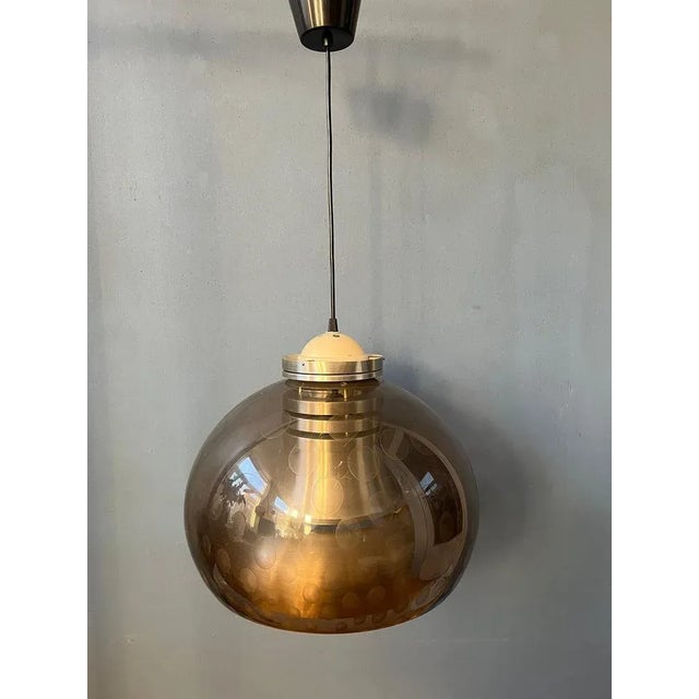 Space Age Mushroom Pendant Lamp by Herda, 1970s For Sale - Image 11 of 11