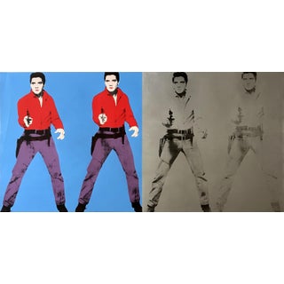 Andy Warhol Elvis I and II Original 1988 Art Gallery of Ontario Exhibition Poster For Sale