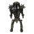 Pewter Nickel Color Metal Mechanic Robot Display Art Figure For Sale