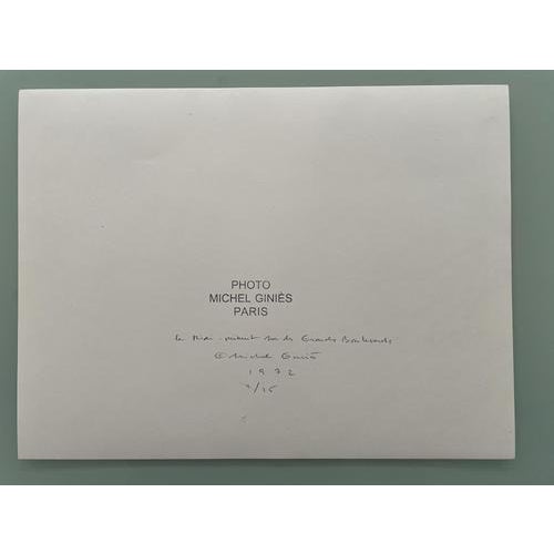 Michel Giniès, Midday Midnight on the Grands Boulevards, Silver Print For Sale - Image 3 of 4