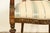 Karges Style French Regency Louis XVI Carved Mahogany and Gold Gilt Dining Chairs, Set of Six For Sale - Image 9 of 14