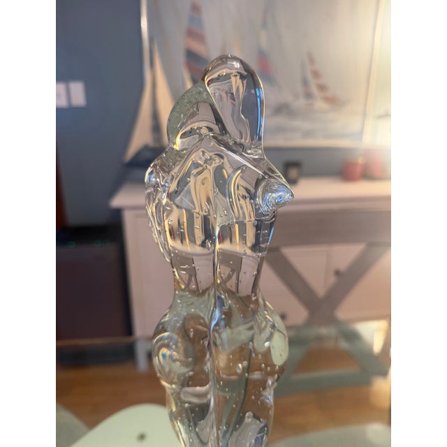 A beautiful blown glass Murano Statue! No chips! H: 20”