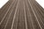 Organic Modern Flatweave Brown Wool Rug With Striped Design For Sale - Image 11 of 11