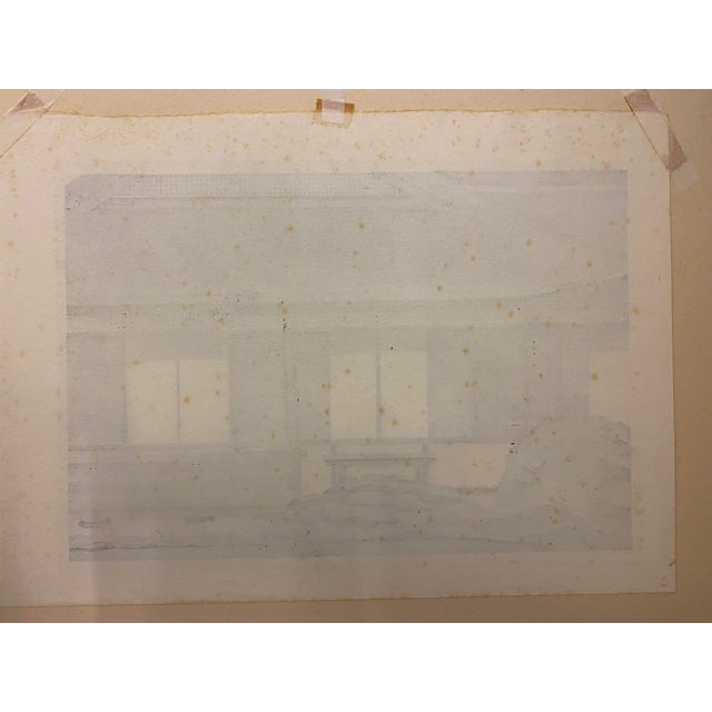Masao Ido, Katsura Imperial Villa, Woodblock Print, 1990, Framed For Sale - Image 10 of 18