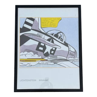 Vintage Roy Lichtenstein Whaam! Poster Panel 1 Tate Publishing Uk 1996 For Sale