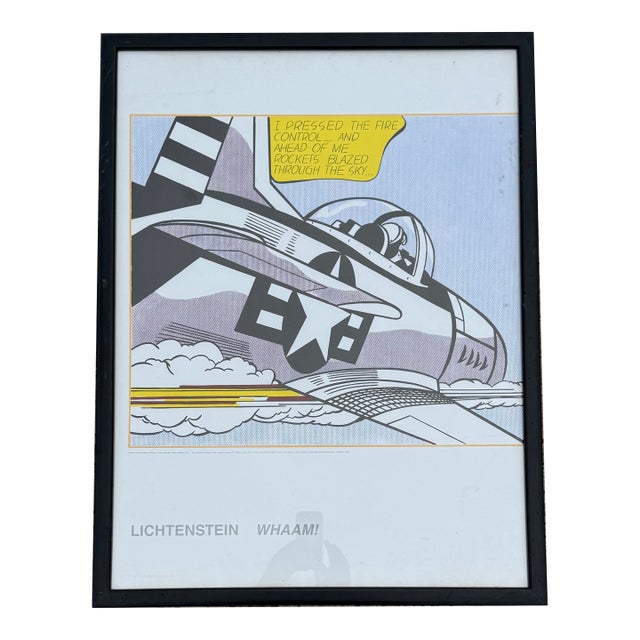 Vintage Roy Lichtenstein Whaam! Poster Panel 1 Tate Publishing Uk 1996 For Sale
