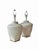 Contemporary White Ralph Lauren Ceramic Woven Rope Texture Lamps With Chrome Finials - a Pair For Sale - Image 12 of 12
