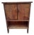 Late 20th Century Cannon Woodworks Rustic Solid Wood Two-Door Cabinet For Sale