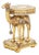 Afd Home Silvered & Giltwood Camel Form Side Table For Sale