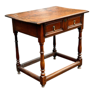 17th Century William and Mary Oak Side Table