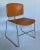 Mid-Century Modern Max Max-Stacker office conference room chairs by Steelcase in iconic orange. These comfortable lounge...