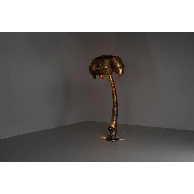 Palm Tree Floor Lamp in the style of Maison Jansen, 1970s For Sale - Image 16 of 18