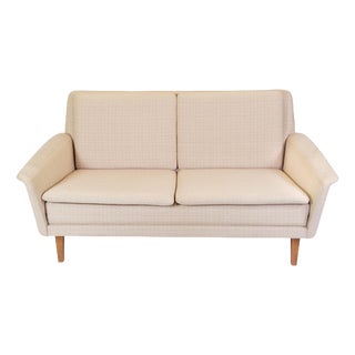 Dux Sofa in Light Wool by Folke Ohlsson for Fritz Hansen, 1970s For Sale