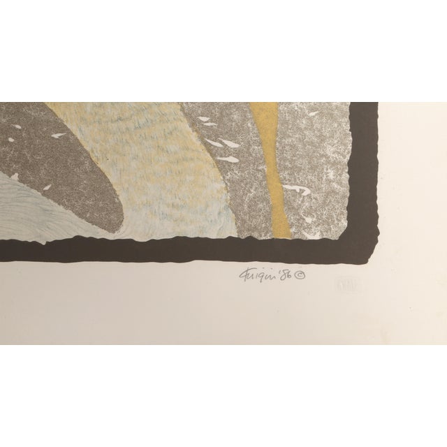 1980s Michael Knigin, Majestic Manner, Screenprint For Sale - Image 5 of 5