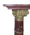 Stone 19th Century French Rouge Griotte Marble & Ormolu Pedestal Column For Sale - Image 7 of 8