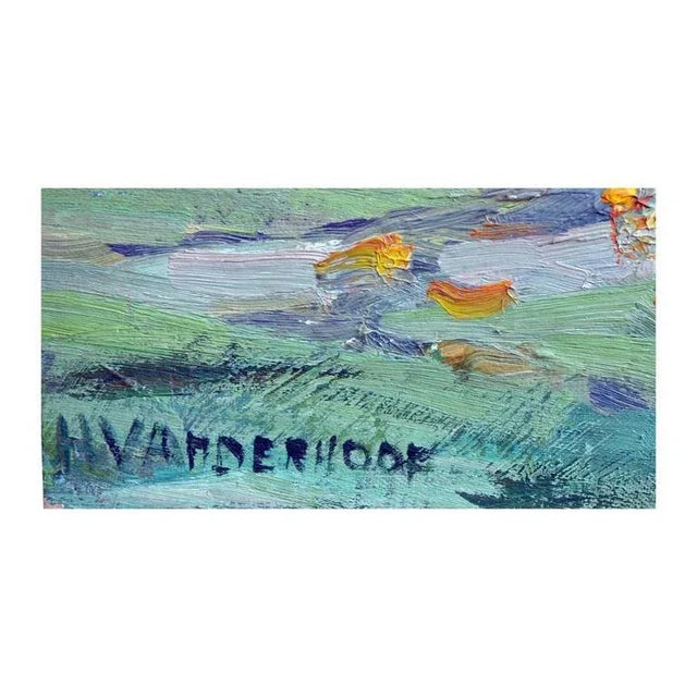 American Late 20th Century "Carmel Valley Sycamores" Landscape Oil Painting, Framed For Sale - Image 3 of 4