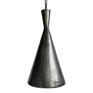 Hammered Copper Cone Bronzed Pendant Light