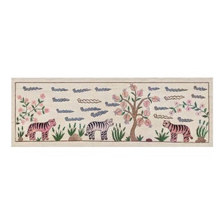 Pink Tiger Suzani Wall Hanging For Sale