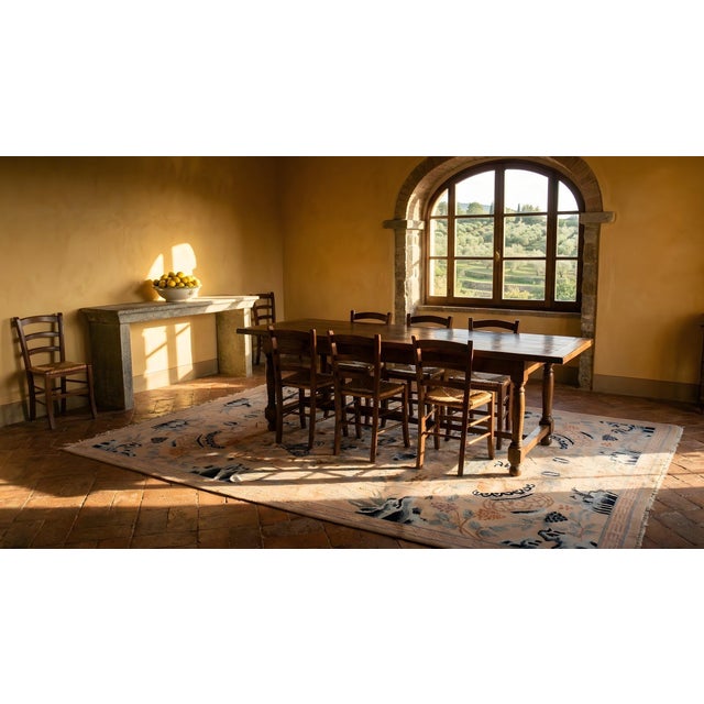 Textile 1930s Chinese Art Deco Carpet For Sale - Image 7 of 9