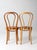 Wood Vintage ZPM Radomsko Bentwood Cafe Chairs Pair For Sale - Image 7 of 17
