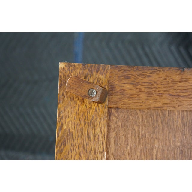 Antique American Victorian Slant Front Cabinet Bookcase Linen Press Wardrobe 75" For Sale - Image 10 of 13