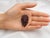 Oxblood Red Antique Victorian Bohemian Garnet Double Layer Leaf Brooch Pendant For Sale - Image 8 of 10