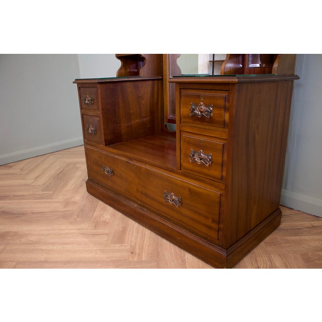 Antique British Edwardian Dressing Chest, 1900s For Sale - Image 3 of 10