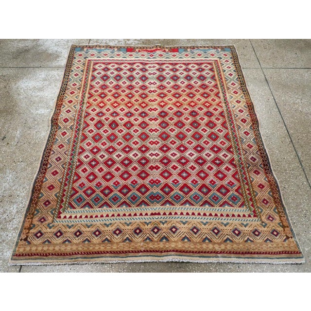 Galerie Shabab Collection Mid-20th Century Persian Kashan Rug For Sale - Image 4 of 9