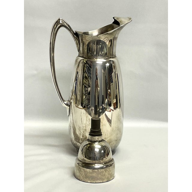 Silver Wallace Silverplate Lidded Water Pitcher For Sale - Image 8 of 10