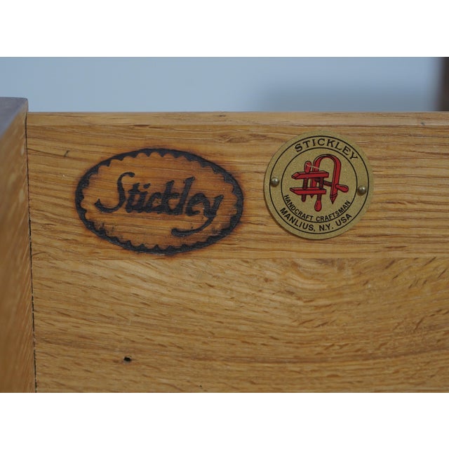 Stickley Large Mission Oak Arts & Crafts Executive Desk For Sale - Image 17 of 18