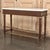 Antique French Louis XVI Mahogany Console Sofa Table With Carrara Marble For Sale - Image 18 of 18