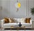 Antique Abstract Egg Shaped Shade With Sculptural Dragon Goddess Finial Pendant Light For Sale - Image 11 of 18