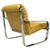 Vintage Mid Century Modern 1960s Chrome Flat Bar "Spoke Back" Milo Baughman Style Club Lounge Chair by AGI Industries....