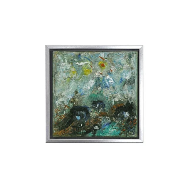 Mette Birckner, Abstract Impressionism Painting, A Fairytale with Birds (4), 2009, Oil on Canvas, Framed For Sale - Image 6 of 6