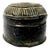 Antique Islamic Berber Copper Henna Box with Fluted Lid, 1890s For Sale