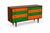 Multi-Color Lacquered Dresser in Manner of Glenn of California. For Sale - Image 4 of 5