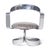 Carlos Ojínaga Erill "Cinta" Swivel Armchair, Stainless Steel, Spanish Mid-Century For Sale - Image 9 of 9