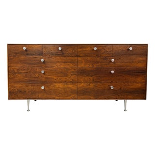1970’s George Nelson Rosewood Thin Edge Long Dresser For Sale