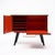 Wood Period Mid-Century Modern, French Bar Cabinet, 1950 For Sale - Image 7 of 9